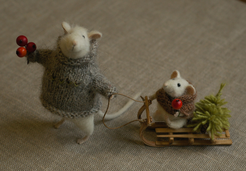 рождественские мышки