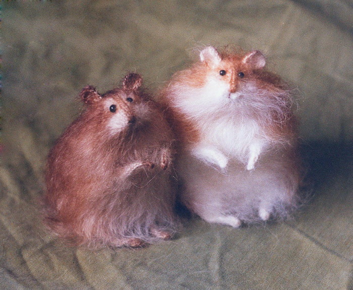 stuffed hamsters
