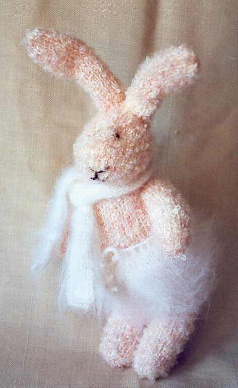 flirtatious stuffed rabbit