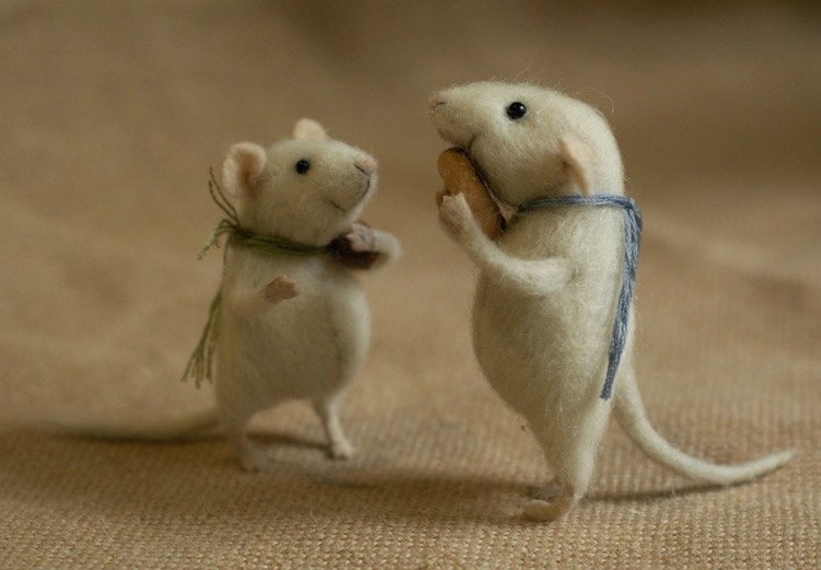 two small mice