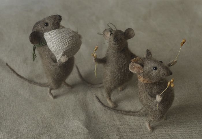 stuffed mice: harvest
