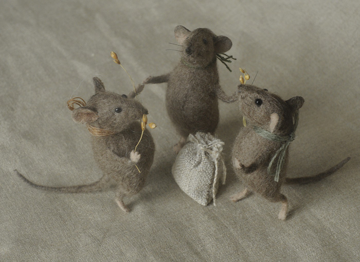 stuffed mice: harvest