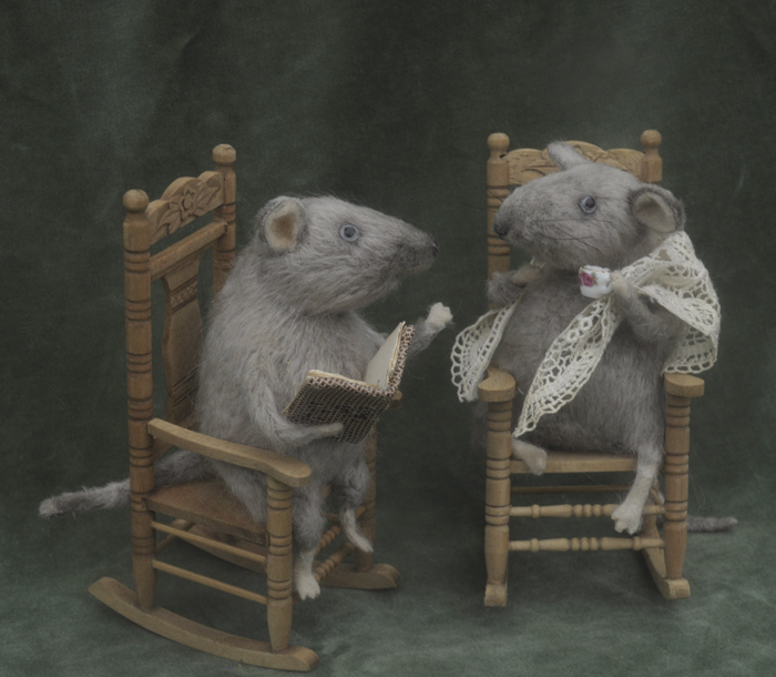 old rats reading books