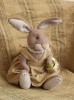stuffed rabbit with basket